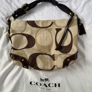 Coach Shoulder Bag Braided Strap